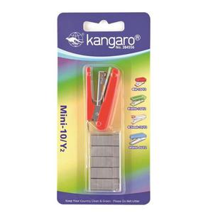 Zszywacz KANGARO Mini-10/Y2+zszywki zszywa do 10 kartek blister czerwony - 2860634616