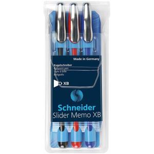 Zestaw dugopisw SCHNEIDER Slider Memo XB 3 szt. miks kolorw - 2860635914