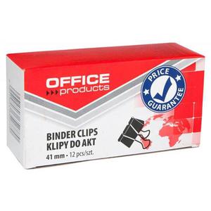 Klipy do papieru OFFICE PRODUCTS 41mm 12szt. czarne