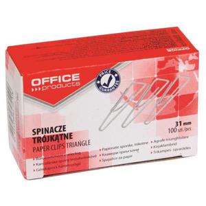 Spinacze OFFICE PRODUCTS trjktne 31mm 100szt. srebrne - 2860636149