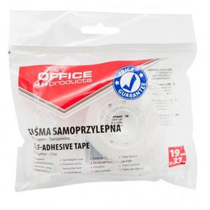 Tama biurowa OFFICE PRODUCTS 19mm x 33m dyspenser transparentna - 2860636198