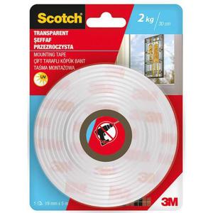 Tama montaowa SCOTCH, estetyczna, 19mm x 5m, transparentna - 2860636222