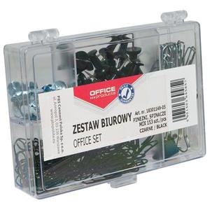 Zestaw biurowy OFFICE PRODUCTS mix 153szt. czarny - 2860636262