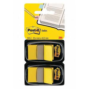 Zakadki indeksujce POST-IT (680-Y2EU), PP, 25x43mm, 2x50 kart., te - 2860636370