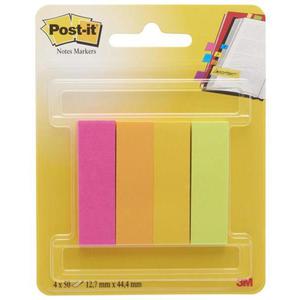 Zakadki POST-IT 670-4CA-EU 4 bloczki 15x50 - 2860636377