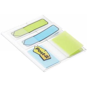 Zakadki indeksujce POST-IT do archiwizacji (680-684A-EU), PP, 2x16 straek 12x43mm + 16 zakadek 24x43mm, morskie kolory - 2860636402