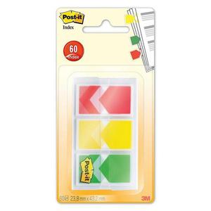 Zakadki indeksujce POST-IT (682-ARR-RYG), PP, 23,8x43,2mm, strzaka, 3x20 kart., mix kolorw - 2860636418