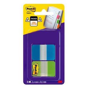 Zakadki indeksujce POST-IT do archiwizacji (686-AL), PP, silne, 38x25,4mm, 2x8 kart., mix kolorw - 2860636466