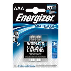 Bateria ENERGIZER Ultimate Lithium, AAA, L92, 1,5V, 2szt. - 2860636541