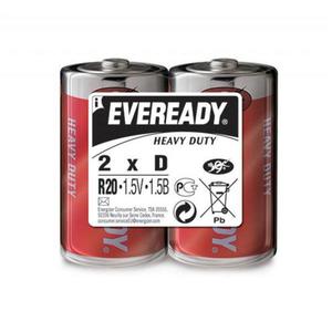 Bateria EVEREADY Heavy Duty, D, R20, 1,5V, 2szt. - 2860636548