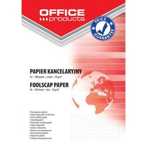 Papier kancelaryjny OFFICE PRODUCTS w linie A3 100ark. - 2860636603