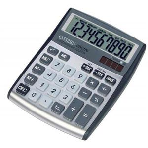 Kalkulator CITIZEN CDC-100 WB 10-cyfrowy 135x108mm. szary - 2860636782