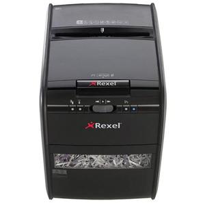 Niszczarka automatyczna REXEL Auto+ 80X, konfetti, P-3, 80 kart., 20l, karty kredytowe, czarna