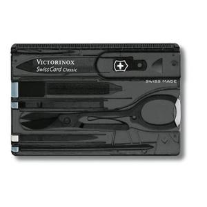 Scyzoryk VICTORINOX Swisscard Classic, celidor, 82mm, transparentny czarny - 2860637280