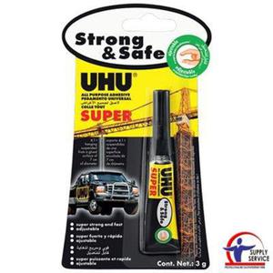 Klej byskawiczny UHU STRONG SAFE 3g blister - 2860637300