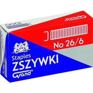 Zszywki GRAND 26/6 OPAKOWANIE 10 x 1000 - 2860637442