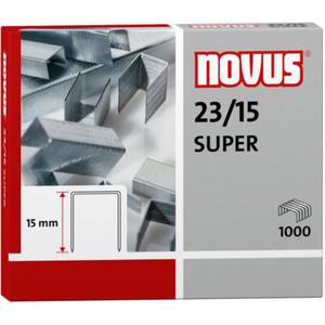 Zszywki NOVUS 23/15 SUPER op.1000 - 2860637633