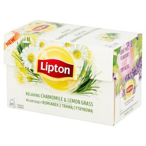 Herbata eksp. LIPTON RUMIANEK Z TRAW CYTRYNOW 20t zioowa