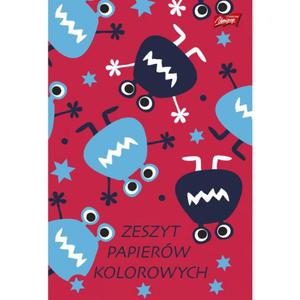 Zeszyt papierw kolor UNIPAP A4 10 kartek - 2860638773