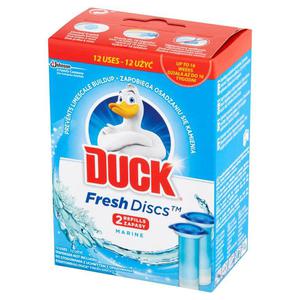 el do WC DUCK krka elowego do toalety 72 ml (2 zapasy) Duck Fresh Discs Marine - niebieski - 2860638784