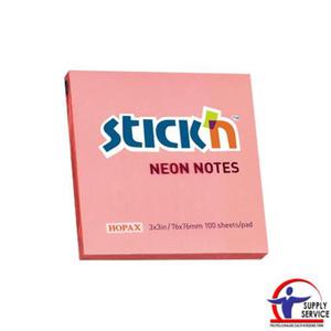 Karteczki samop. STICK'N 76x76mm 100k. Neon - r - 2860638965