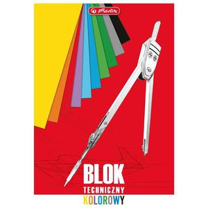 Blok techniczny HERLITZ A4 10k. Kolorowy