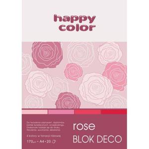 Blok techniczny HAPPY COLOR A5 Deco 5 kol. - rowy - 2860639024