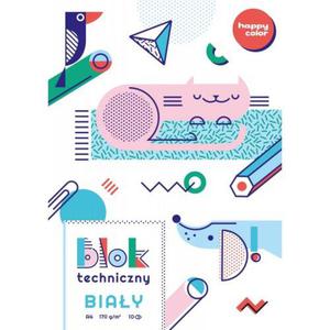 Blok techniczny HAPPY COLOR A3 170g. - biay