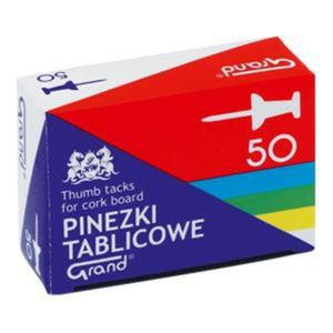 Pinezki GRAND tablicowe op50szt. kolorowe 110-1657 - 2860639152