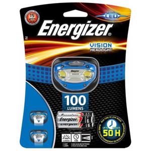 Latarka czoowa ENERGIZER Headlight Vision + 3szt. baterii AAA niebieska - 2860639233