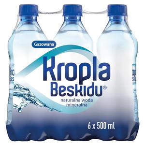 Woda KROPLA BESKIDU op.12 0,5l. gazowana - 2860639294