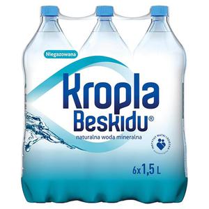 Woda KROPLA BESKIDU op.6 1,5l. niegazowana - 2860639295