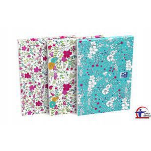 Notatnik OXFORD FLORAL A6 105X148 80K linia 400094827 - 2860639934