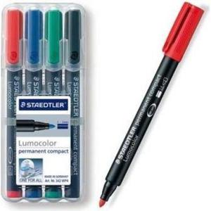 Marker STAEDTLER COMPACT 342WP4 kpl.4 - 2860640487