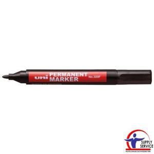 Marker UNI NO-320 perman. okrgy czarny - 2860640541