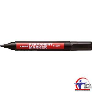 Marker UNI NO-320 perman. okrgy czerwony - 2860640542