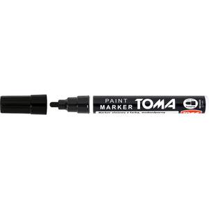 Marker TOMA olejowy TO-440 grubo 2.5mm - czarny - 2860640620