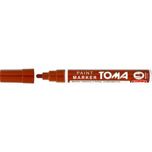 Marker TOMA olejowy TO-440 grubo 2.5mm - brzowy - 2860640628