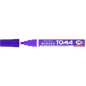 Marker TOMA olejowy TO-440 grubo 2.5mm - fioletowy - 2860640629