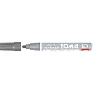 Marker TOMA olejowy TO-440 grubo 2.5mm - srebrny - 2860640632