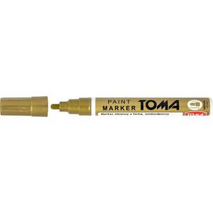 Marker TOMA olejowy TO-440 grubo 2.5mm - zoty - 2860640633