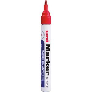 Marker UNI perm. NO-520 okrgy czerwony - 2860641263