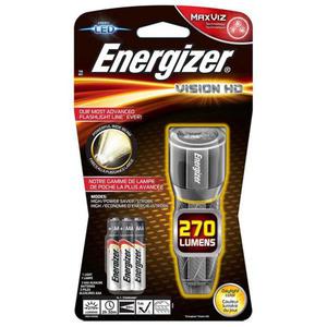 Latarka ENERGIZER Metal Vision HD + 3szt. baterii AAA, srebrna - 2860641394