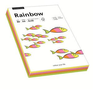 Papier xero A4 kolor RAINBOW - mix kolor pastelowy - 2825403100