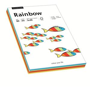 Papier xero A4 kolor RAINBOW - mix kolor intensyw - 2825403101