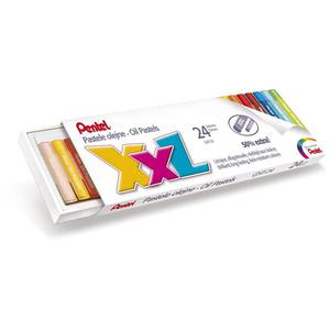 Kredki PENTEL pastele olejne XXL 24 kolory - 2860642612