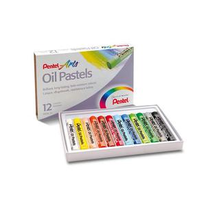 Kredki PENTEL pastele olejne 12 kolorw - 2860642623