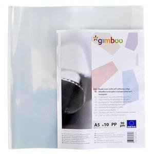 Okadka na ksiki GIMBOO z samop. brzegiem 25x46cm 10szt. transparentna - 2879975848