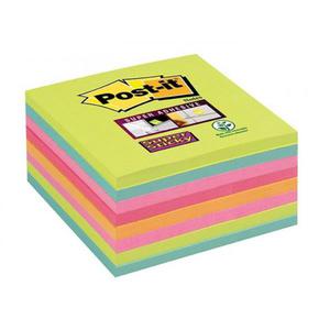 Karteczki POST-IT Super sticky (654-8SS-RBW) 76x76mm 8x45 kart. paleta tczowa - 2879976846