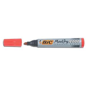 Marker BIC permanentny 2000 okr. - czerwony - 2825399232